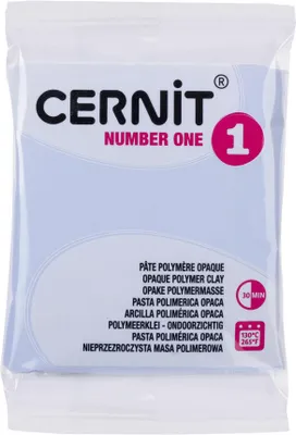 Produktbild von Cernit 6x Number One, Polymer-Modelliermasse, 56g, Pastellblau CE0900056259C