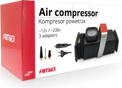 Produktbild von AMiO Acomp-02 Luftkompressor für Zigarettenanzünder tragbar 12V 200PSI 01134