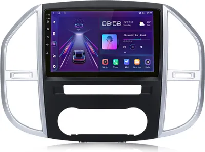 Zdjęcie produktu dla 10 zoll GPS NAVI 2+64 Autoradio 4kern carplay Android13 DAB+ SWC Für Mercedes Benz Vito 3 2014-2020 DAB+