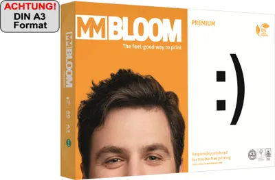 Produktbild von MM BLOOM Kopierpapier Premium 9937B80B A3 80g 500Bl. ws