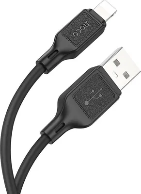 Produktbild von Kabel USB A zu Lightning Hoco 2,4A 1 m X90 schwarz
