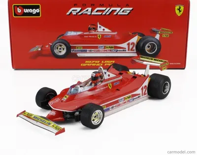 Productafbeelding van Bburago F1 312T4 12, model uit 1979, accessoires voor modelbouw