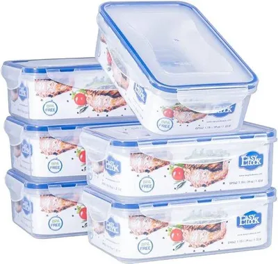 Produktbild von Famanu Aufbewahrungsdosenset 6-teilig - Lufdicht, für Küche und Mikrowelle
