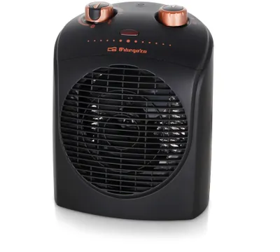 Produktbild von Orbegozo FH 5036, Elektrischer Raumheizlüfter, Drinnen, Tisch/Bank, Flur, Tisch, Schwarz, Drehregler, 2200 W