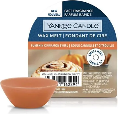 Zdjęcie produktu dla Yankee Candle Pumpkin Cinnamon Swirl 22 g