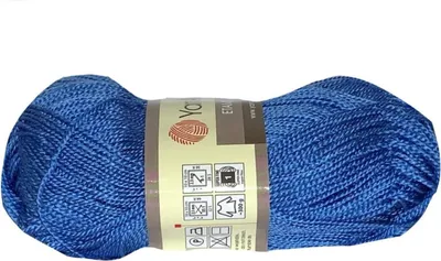 Produktbild von YarnArt Etamin 462 – Feines Häkelgarn in Blau – 30g Microfaser-Garn, ideal für Amigurumi & zarte Handarbeiten