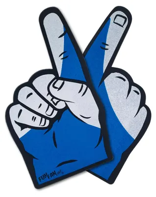 2er-Pack Schaumfingerhand Griechenland-Flagge Fan-Zubehör