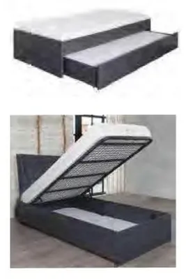 Produktbild von Kinderzimmer Jugendzimmer Set Bett Eckschrank Schrank Schreibtisch Möbel 4tlg