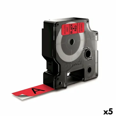 Obrázek produktu pro DYMO páska D1 19 mm x 7m, černá na červené, Černá na červené, Polyester, Belgie, -18 - 90 °C, DYMO, LabelManager, LabelWriter 450 DUO