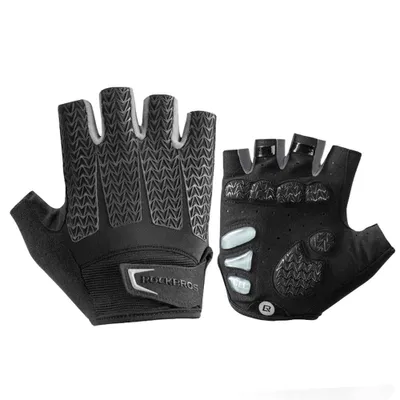 Obrázok produktu pre Rockbros Cyklistické Rukavice S169Bgr L S Gélovými Chráničmi - Sivé