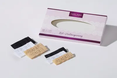 Produktbild von LASCANA BH-Verlängerung 6 er-Pack 1x caramel. 1x weiß, 1x schwarz Größe