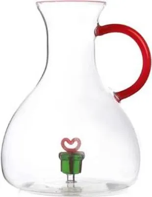 Obrázek produktu pro Čirý borosilikátový skleněný džbán s miniaturní dárkovou krabičkou