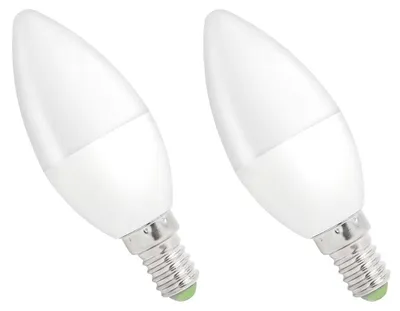 Produktbild von Spectrum E14 LED Kerzenlampe 6W 540lm 4000K Neutralweiß 230V 2 Stück