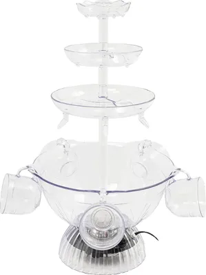 Produktbild von Trinkbrunnen, 3-stufiges Design, mit LED-Beleuchtung, Klar
