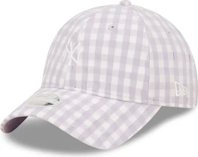 Produktbild von New Era 9Twenty Damen Cap - GINGHAM New York Yankees rosa