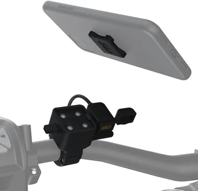 Produktbild von Phone holder CLIQR adapter with USB handlebar mou