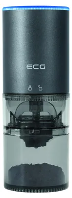 Zdjęcie produktu dla ECG KM 160 Minimo Premio | Przenośny elektryczny młynek do kawy | Zasilanie akumulatorowo-sieciowe | USB-C | Stożkowe ceramiczne żarna |