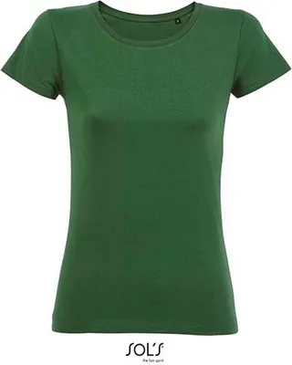 Immagine prodotto di SOLs 02077 | Maglietta donna a maniche corte Milo - Colore: Verde bottiglia - Taglia: M