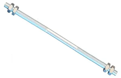 Produktbild von 1 Stück Gewindestange M8 Rechts - Links Gewinde 500 mm + 4 Muttern
