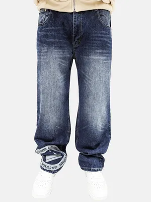 Produktbild von DADA Supreme Lockere Baggy Jeans im Loose Fit mit Coin-Crown Design Größe: 30W / 32L