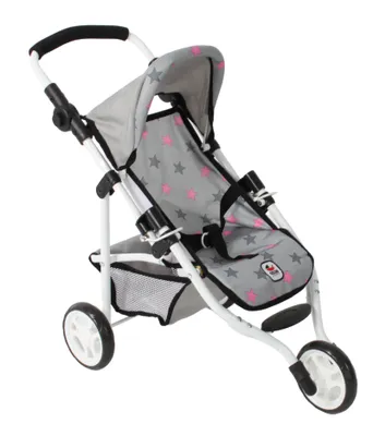 Produktbild von Bayer Chic 2000 Jogging-Buggy Lola 612-37 in Sternchen grau