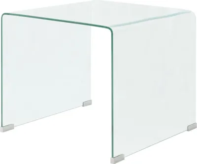 Produktbild von Couchtisch aus gehärtetem Glas 49,5 x 50 x 45 cm Transparent