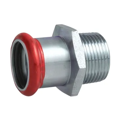 Zdjęcie produktu dla Pipelife® Złączka Zaciskowa 22mm x 3/4" GZ Stalowa | C-Press Hydrauliczna