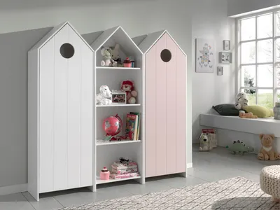 Produktbild von Set CASAMI 3-tlg  2 Schränke und ein Regal MDF