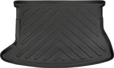 Produktbild von SCOUTT | Kofferraumwanne Laderaumwanne Kompatibel mit Toyota Auris Hatchback 3 / 5D ab 2007, mit Hoher Rand, Kofferraum-Schutzmatte, Geriffelt, Aufrollbar, Schwarz