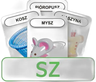 Produktbild von Karty Logopedyczny Piotruś - SZ