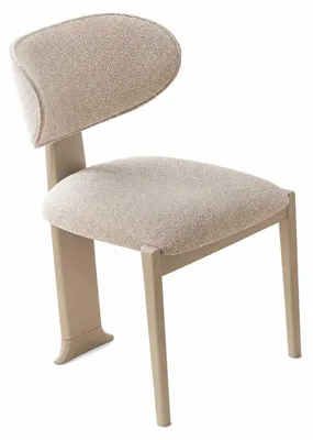 Productafbeelding van Elegant stoel, eetkamerstoel, gestoffeerde stoel, designstoel, relaxstoel, houten stoel