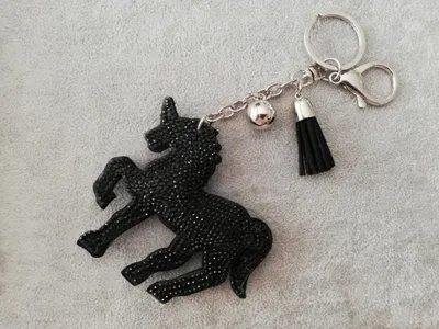 Image de Porte-Clés Licorne Avec Strass