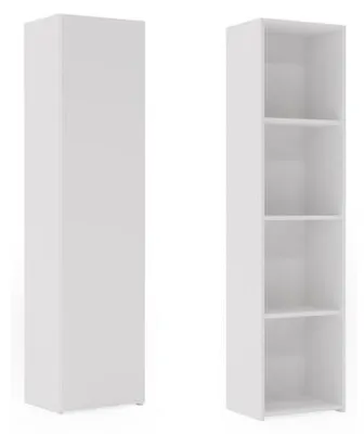 Zdjęcie produktu dla Regał pełny LONI 160x40 cm - kolor Biały