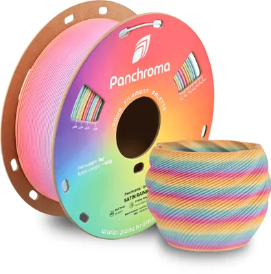 Zdjęcie produktu dla Panchroma™ PLA Gradient Rainbows, kolor: Satin Rainbow, rozmiar filamentu: 1,75 mm, waga: 1 kg