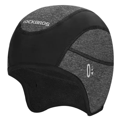 Zdjęcie produktu dla ROCKBROS Czapka na kask rowerowy Zimowa czapka kolarska Czapka z otworami na gogle Sporty outdoorowe