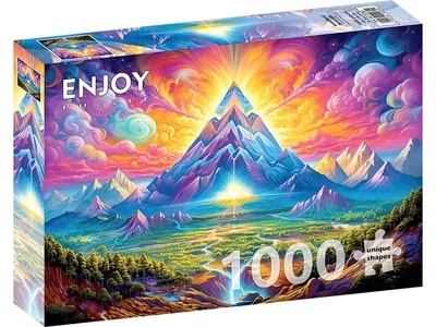 Image de Puzzle 1000 pièces Enjoy – Pyramides de la forêt