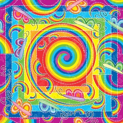 Image de Puzzle Yazz arc-en-ciel et papillons - puzzle coloré 1023 pièces