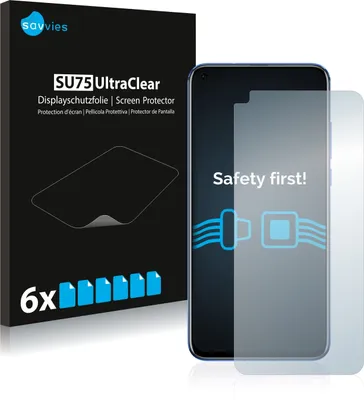 Produktbild von 6x Für Honor View 20 Schutzfolie Savvies Displayschutz Display Schutz Folie Klar Transparent