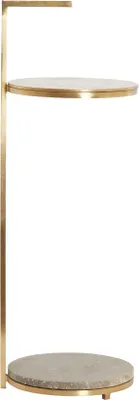 Produktbild von Light & Living - Beistelltisch Leda - Bronze - Ø26x76cm