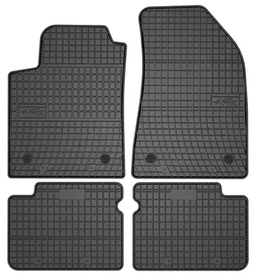 Immagine prodotto di Tappetini auto in gomma adatto per Fiat Bravo II (2007-2012, hatchback) neri, set 4 pz, con fissaggi