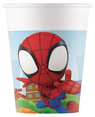 Zdjęcie produktu dla Kubeczki papierowe Spidey i super-kumple 200ml 8szt