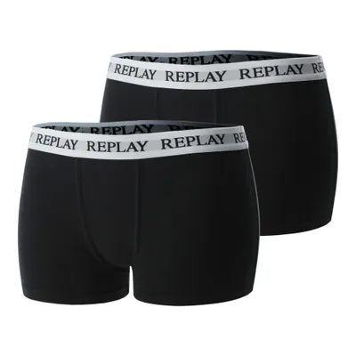 Produktbild von REPLAY Damen Panty I101561BW - Schwarz/Weiß, 2er Pack, Größe L