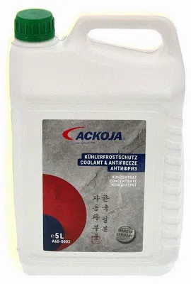 Produktbild von ACKOJA Kühlmittel Kühlerfrostschutz 5L Grün Antifreeze Konzentrat G11