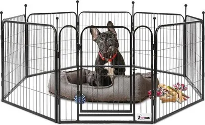 Obrázok produktu pre Ohrada pre psov 60 x 60 cm, oceľová