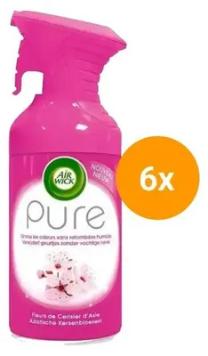 Produktbild von Air Wick Raumduft-Spray „Asiatische Kirschblüte“ (6 x 250 ml)