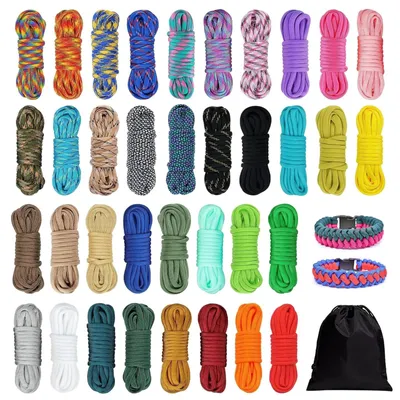 Obrázek produktu pro Paracord, lano pro přežití, outdoorové lano - 4 mm - 36 barev - 3 metry - 7vláknové - nylon