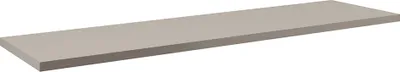 A single, light gray countertop slab is shown against a white background.