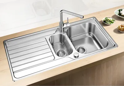 Produktbild von Spüle Blanco DINAS 6 S 1000 x 500 mm edelstahl bürstfinish 523379
