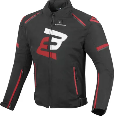 Obrázek produktu pro Bogotto Sparrow Voděodolná textilní motocyklová bunda, černá/červená, M