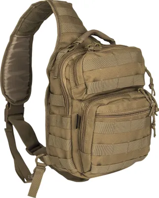 Immagine prodotto di MIL-TEC One Sling Assault Pack Zaino a tracolla da 10 litri in marrone chiaro TAN